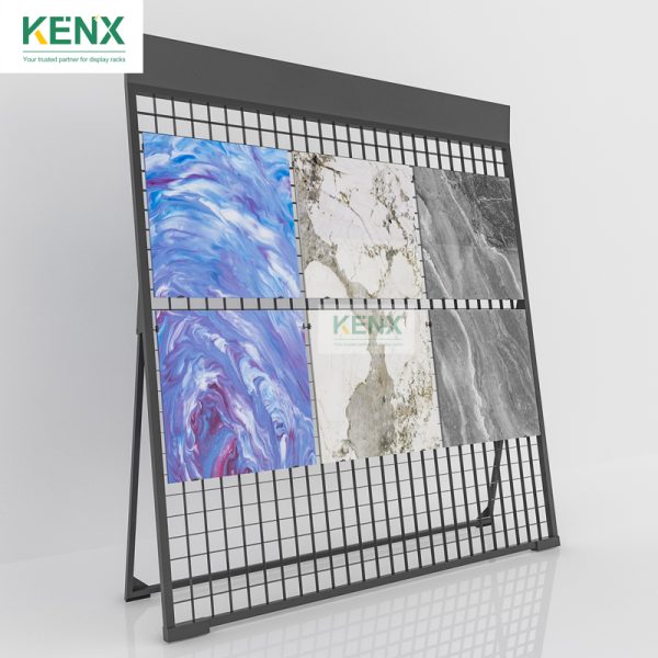 tile standing display rack