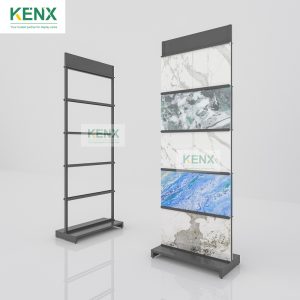 Vertical simple tile display stand