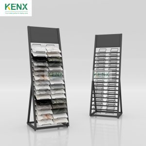 Vertical tile holders display