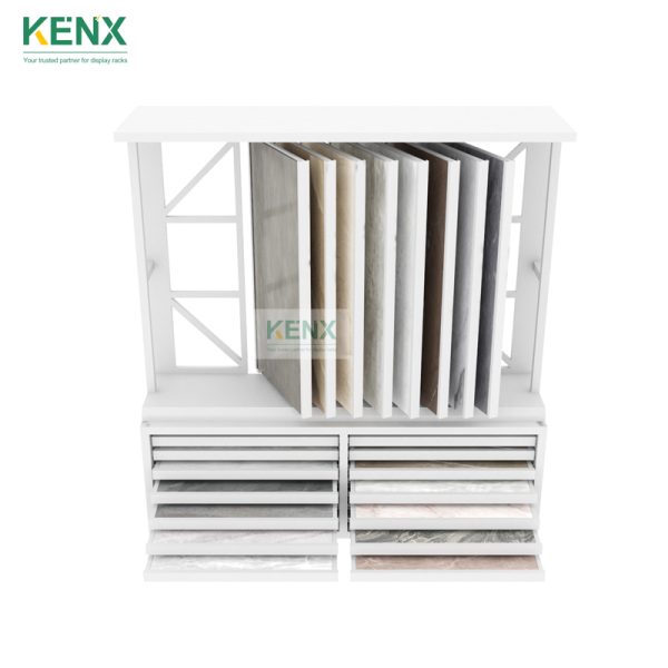 Combination page turning countertop display racks