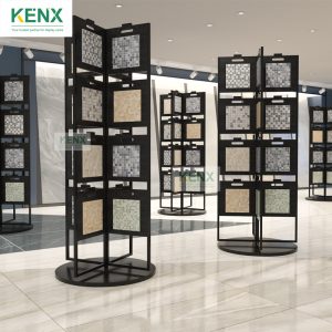 mosaic tiles rotating display rack