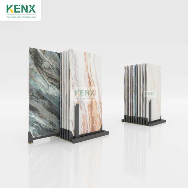 pull-out ceramic tile display stand