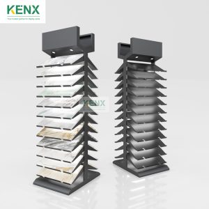 tile free standing display rack