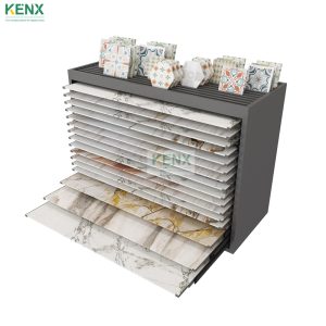 combination drawer tile counter top display stands