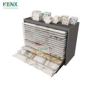 combination ceramic tile floor display stands