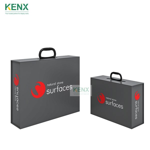 Portable ceramic tile sample cases