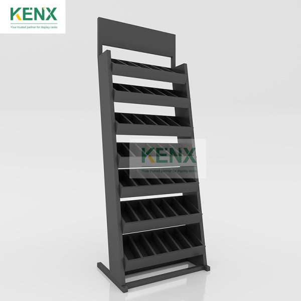 Vertical ceramic tile shelf