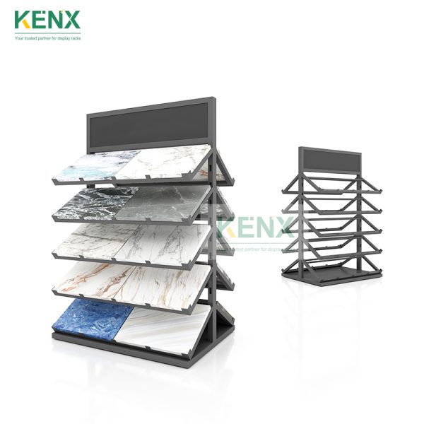 tile sample waterfall display stand