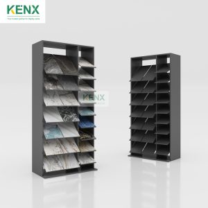 tile sample floor standing display rack