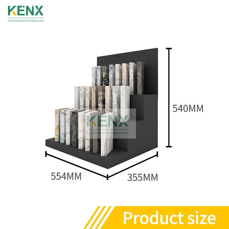 vertical ceramic tile floor display rack