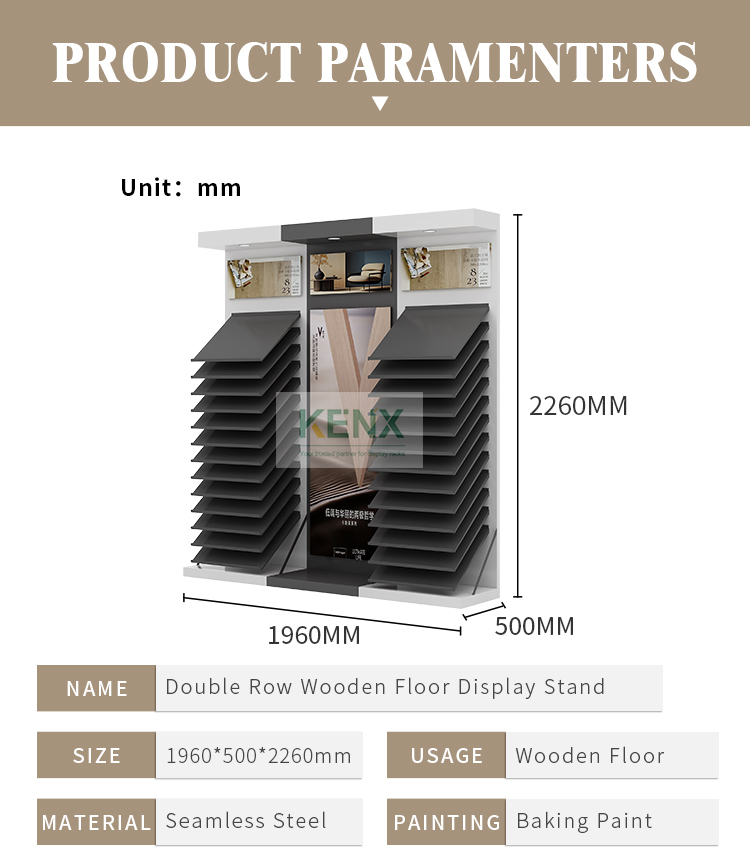 hardwood floor display stand