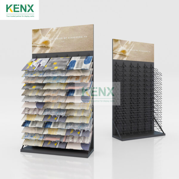 ceramic tile countertop sample rack