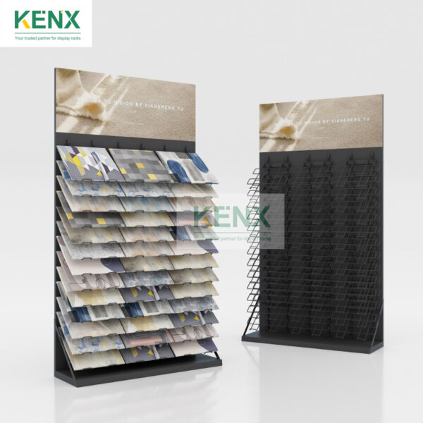 ceramic tile countertop sample rack