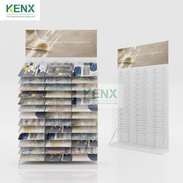 ceramic tile countertop sample rack