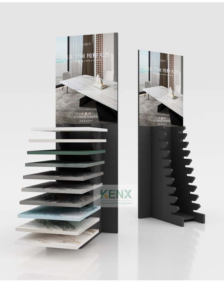 Ceramic Tile Samples Standing Display Rack