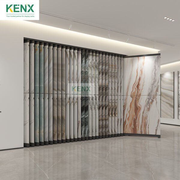 Sliding Type Tiles Display Metal Rack