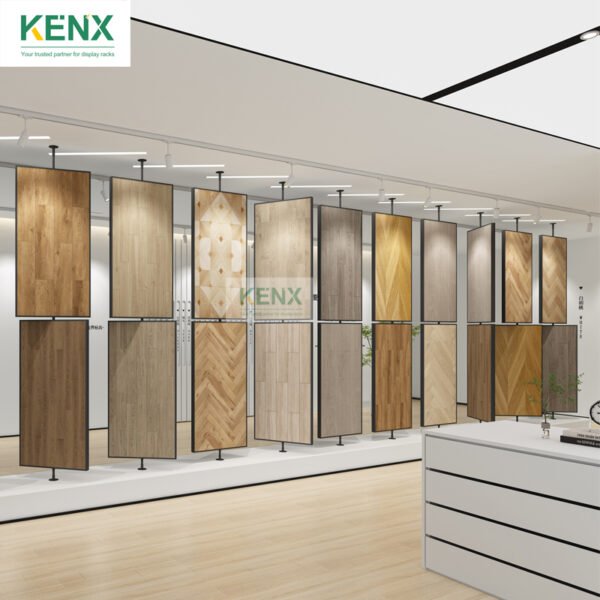 Rotatable Display Stand for Wood Flooring Sample