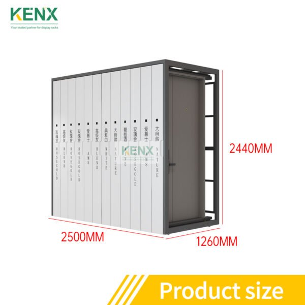 display rack size